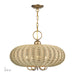 Livex Lighting - 60205-48 - Five Light Chandelier - Summervine - Antique Gold Leaf