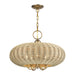 Livex Lighting - 60205-48 - Five Light Chandelier - Summervine - Antique Gold Leaf