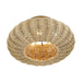Livex Lighting - 60208-48 - Three Light Semi-Flush Mount - Summervine - Antique Gold Leaf