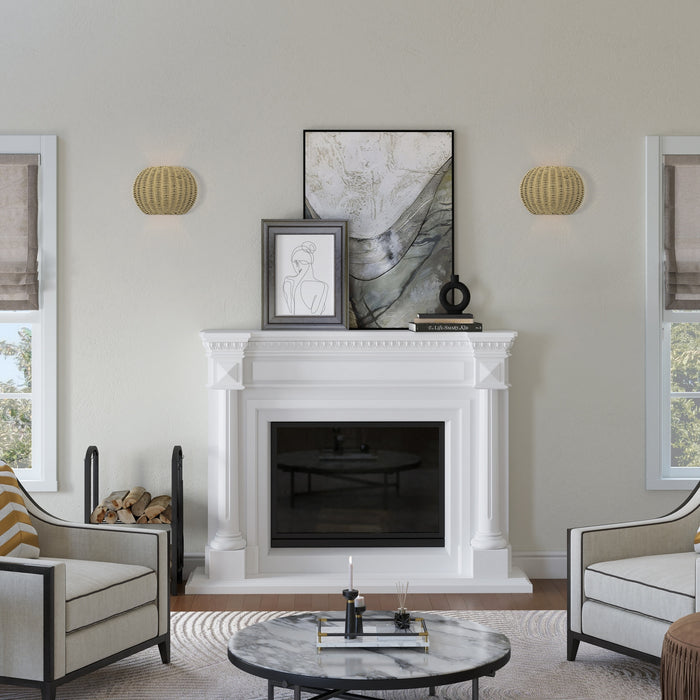 Livex Lighting - 60209-48 - Two Light Wall Sconce - Summervine - Antique Gold Leaf