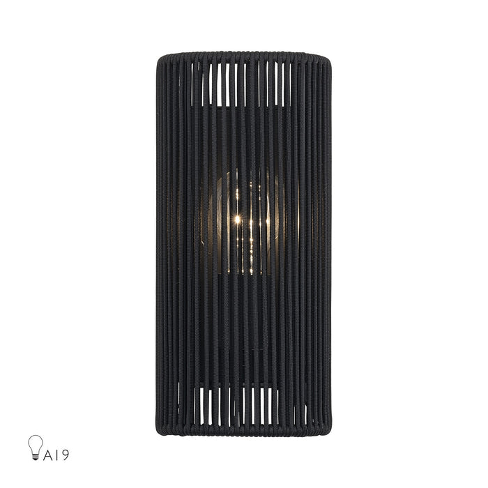 Livex Lighting - 60230-04 - One Light Wall Sconce - Acordia - Black