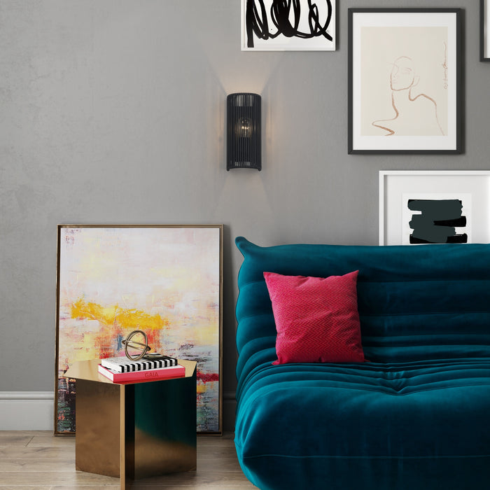 Livex Lighting - 60230-04 - One Light Wall Sconce - Acordia - Black