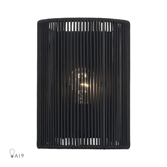 Livex Lighting - 60231-04 - One Light Wall Sconce - Acordia - Black