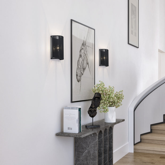 Livex Lighting - 60231-04 - One Light Wall Sconce - Acordia - Black