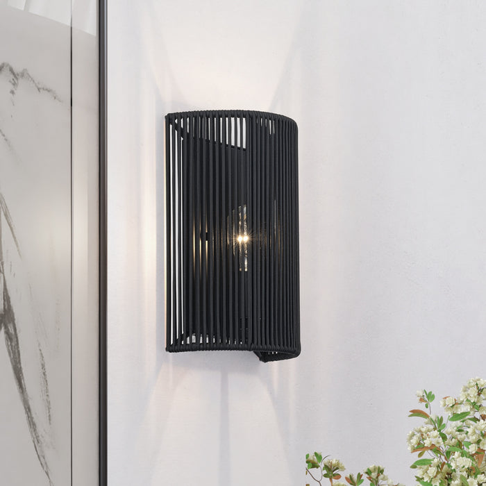 Livex Lighting - 60231-04 - One Light Wall Sconce - Acordia - Black