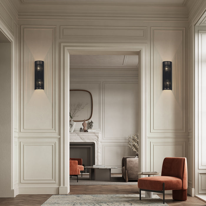 Livex Lighting - 60232-04 - Two Light Wall Sconce - Acordia - Black