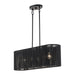 Livex Lighting - 60234-04 - Three Light Linear Chandelier - Acordia - Black