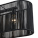 Livex Lighting - 60234-04 - Three Light Linear Chandelier - Acordia - Black