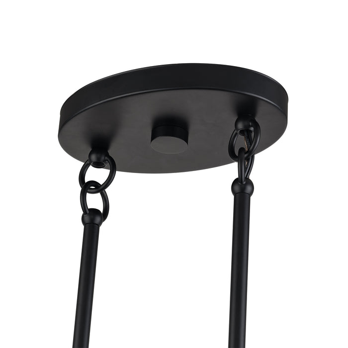 Livex Lighting - 60234-04 - Three Light Linear Chandelier - Acordia - Black