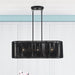 Livex Lighting - 60234-04 - Three Light Linear Chandelier - Acordia - Black