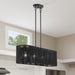 Livex Lighting - 60235-04 - Four Light Linear Chandelier - Acordia - Black