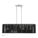 Livex Lighting - 60235-81 - Four Light Linear Chandelier - Acordia - Painted Nickel