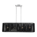 Livex Lighting - 60235-81 - Four Light Linear Chandelier - Acordia - Painted Nickel