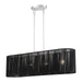 Livex Lighting - 60235-81 - Four Light Linear Chandelier - Acordia - Painted Nickel