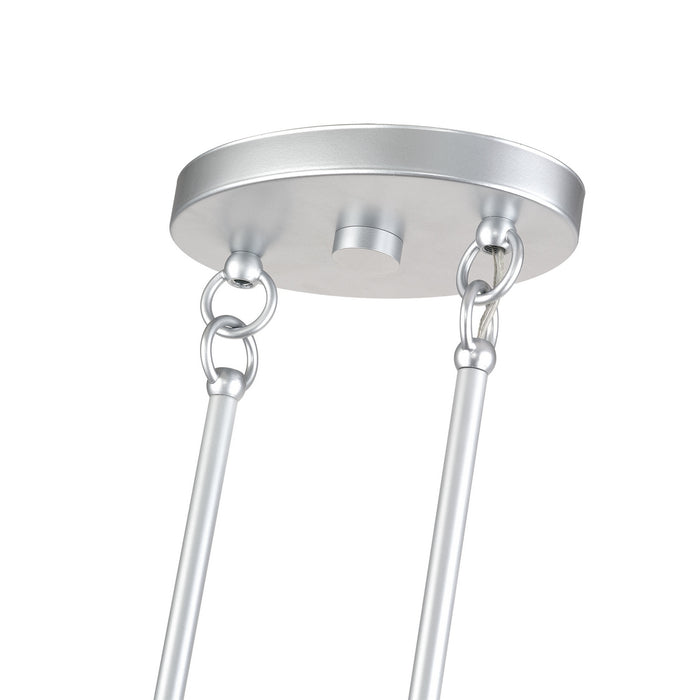 Livex Lighting - 60235-81 - Four Light Linear Chandelier - Acordia - Painted Nickel