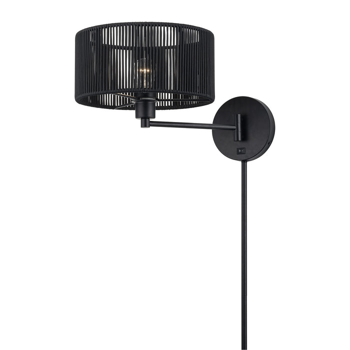 Livex Lighting - 60237-04 - One Light Swing Arm Wall Lamp - Acordia - Black