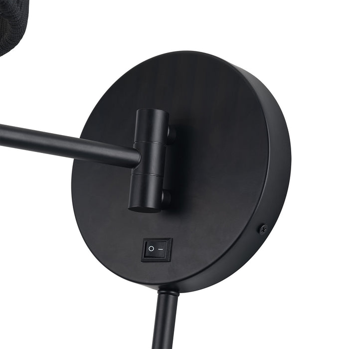 Livex Lighting - 60237-04 - One Light Swing Arm Wall Lamp - Acordia - Black