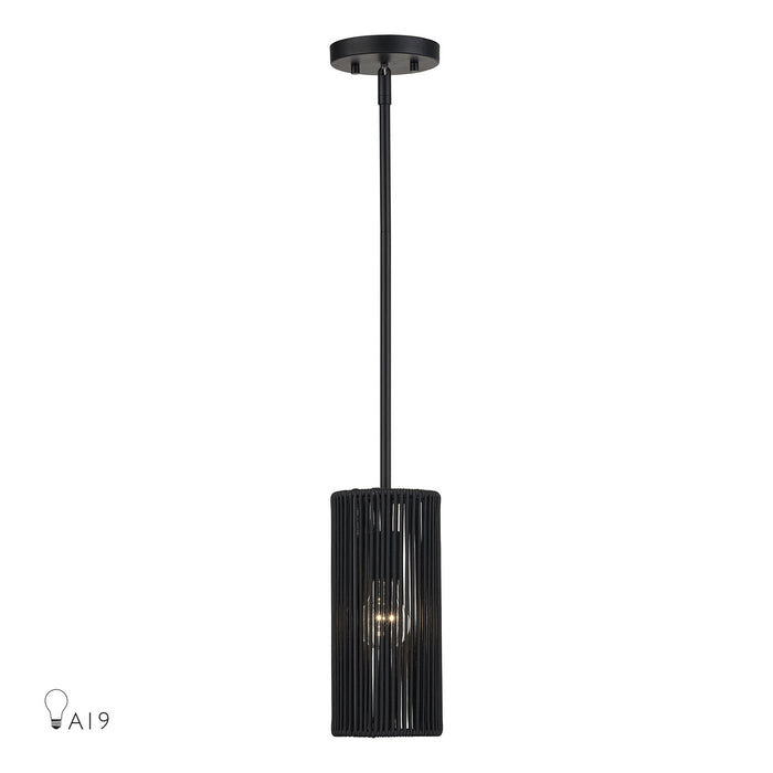 Livex Lighting - 60241-04 - One Light Mini Pendant - Acordia - Black