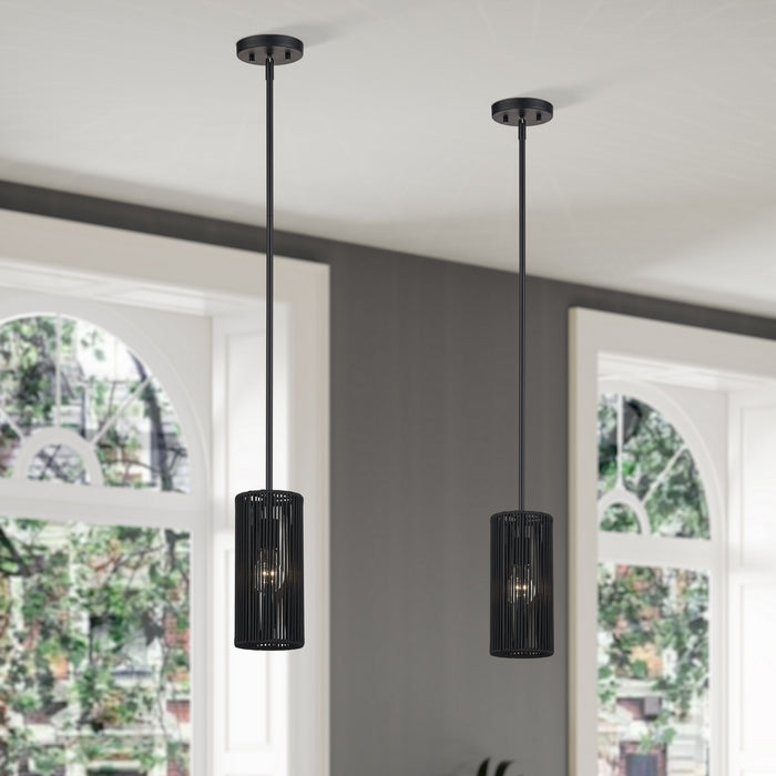 Livex Lighting - 60241-04 - One Light Mini Pendant - Acordia - Black