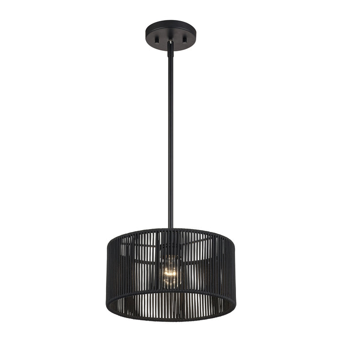 Livex Lighting - 60243-04 - One Light Pendant - Acordia - Black
