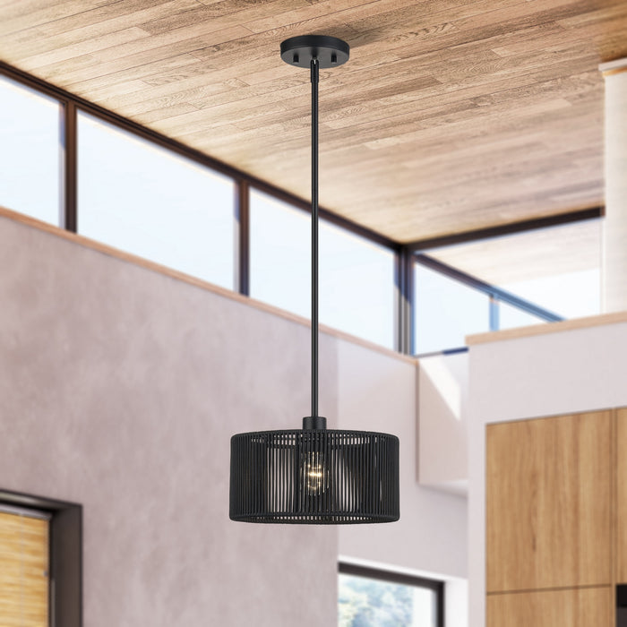 Livex Lighting - 60243-04 - One Light Pendant - Acordia - Black