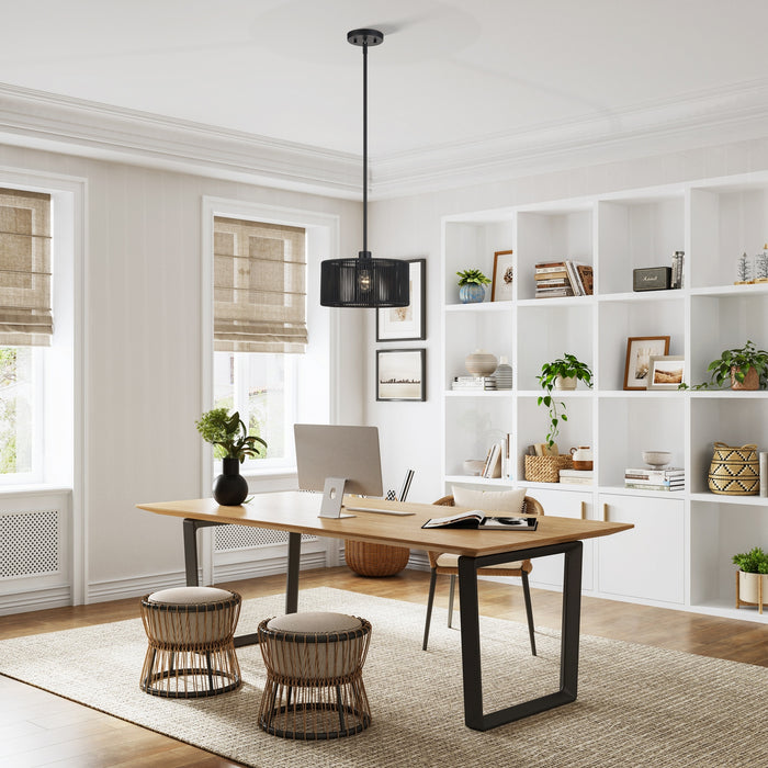 Livex Lighting - 60243-04 - One Light Pendant - Acordia - Black