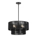 Livex Lighting - 60244-04 - Four Light Chandelier - Acordia - Black