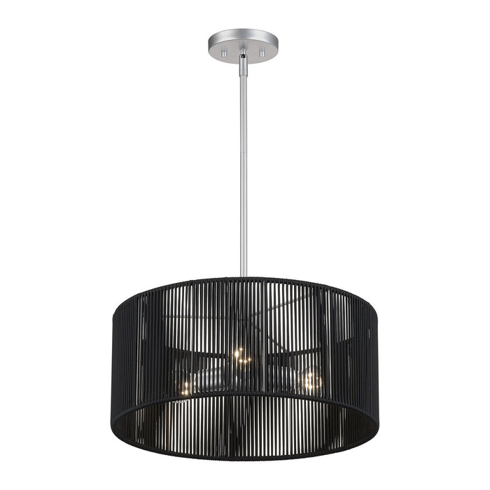 Livex Lighting - 60246-81 - Three Light Chandelier - Acordia - Painted Nickel