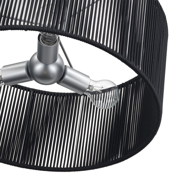 Livex Lighting - 60246-81 - Three Light Chandelier - Acordia - Painted Nickel