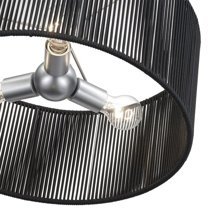 Livex Lighting - 60246-81 - Three Light Chandelier - Acordia - Painted Nickel