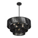 Livex Lighting - 60247-04 - Six Light Chandelier - Acordia - Black