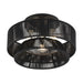 Livex Lighting - 60252-04 - Three Light Semi-Flush Mount - Florell - Black