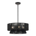 Livex Lighting - 60254-04 - Four Light Chandelier - Florell - Black