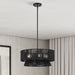Livex Lighting - 60254-04 - Four Light Chandelier - Florell - Black