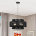 Livex Lighting - 60255-04 - Five Light Chandelier - Florell - Black