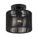 Livex Lighting - 60264-04 - One Light Semi-Flush Mount - Acordia - Black
