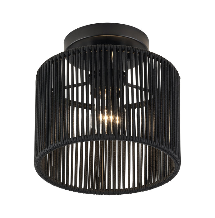 Livex Lighting - 60264-04 - One Light Semi-Flush Mount - Acordia - Black