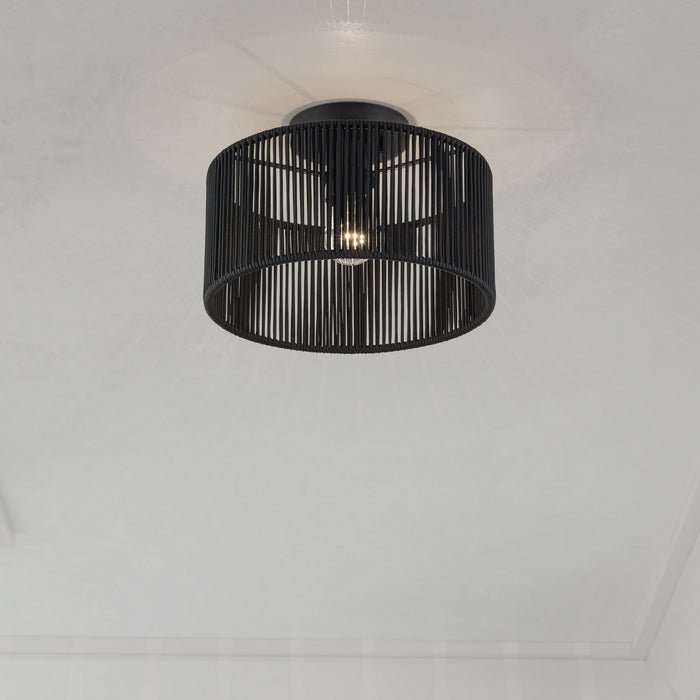 Livex Lighting - 60265-04 - One Light Semi-Flush Mount - Acordia - Black