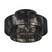 Livex Lighting - 60266-04 - Three Light Semi-Flush Mount - Acordia - Black