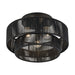 Livex Lighting - 60266-04 - Three Light Semi-Flush Mount - Acordia - Black