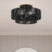 Livex Lighting - 60267-04 - Three Light Semi-Flush Mount - Acordia - Black