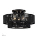 Livex Lighting - 60267-04 - Three Light Semi-Flush Mount - Acordia - Black