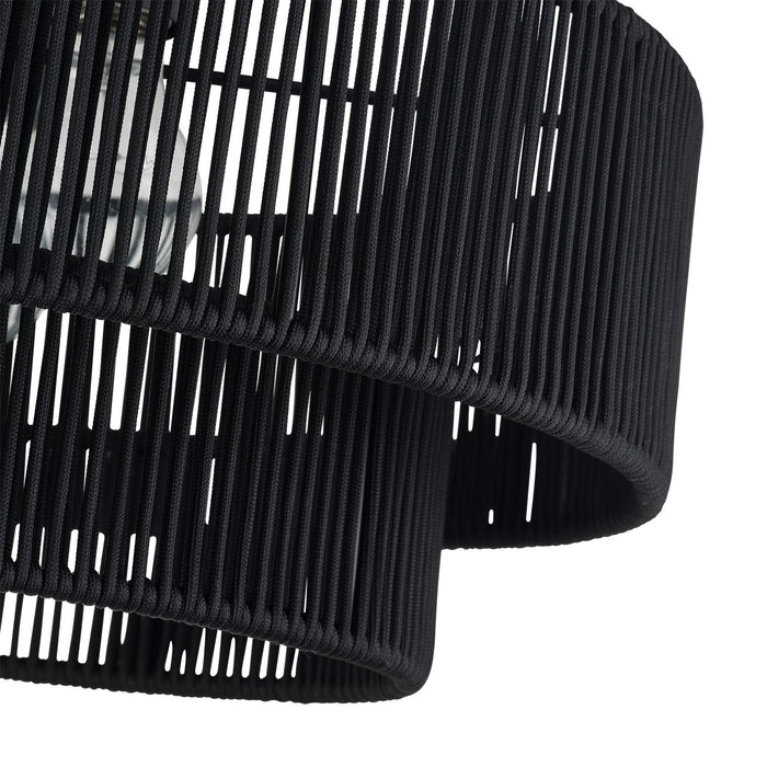 Livex Lighting - 60267-04 - Three Light Semi-Flush Mount - Acordia - Black