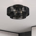 Livex Lighting - 60268-04 - Four Light Semi-Flush Mount - Acordia - Black