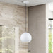 Livex Lighting - 60278-03 - LED Pendant - Kuppola - White w/Brushed Nickel