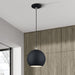 Livex Lighting - 60278-04 - LED Pendant - Kuppola - Black w/Brushed Nickel