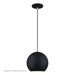 Livex Lighting - 60278-04 - LED Pendant - Kuppola - Black w/Brushed Nickel