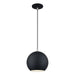 Livex Lighting - 60278-04 - LED Pendant - Kuppola - Black w/Brushed Nickel