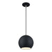 Livex Lighting - 60278-04 - LED Pendant - Kuppola - Black w/Brushed Nickel