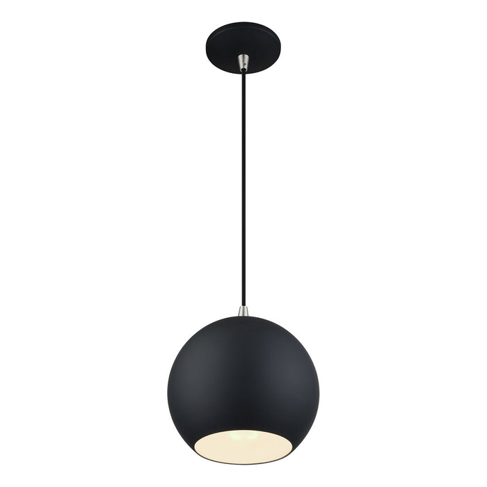 Livex Lighting - 60278-04 - LED Pendant - Kuppola - Black w/Brushed Nickel